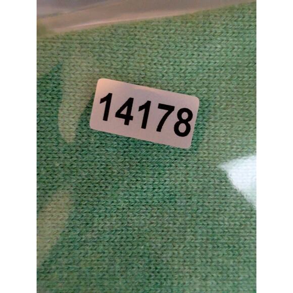 Alan Paine Sweater Mens EU 56 England V Neck Kelly Green Cotton Cashmere Prep - Picture 13 of 13